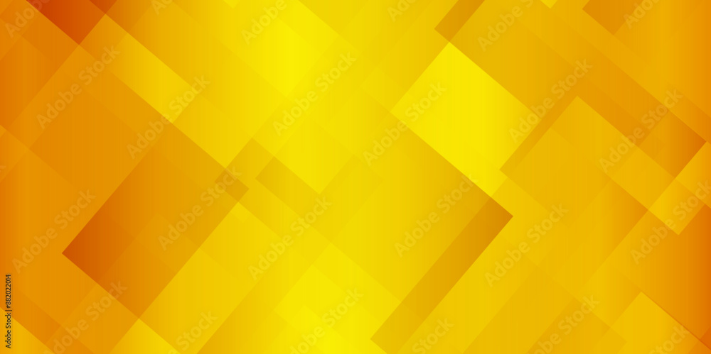 Poster abstract modern orange color pattern geometric luxury gradient line background random square shape d