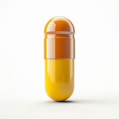 3d medicine concept. Medical and pharmacy plasticine elements. Pills and drugs, heart with pulse line, blood test tube. Isolated pithy hospital set. Generative AI