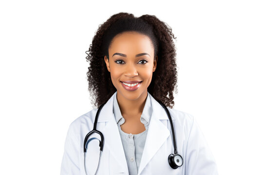 Smiling female doctor Demonstrates trustworthiness and professionalism, paying attention to lighting, color, brightness, and composition in a timely manner.