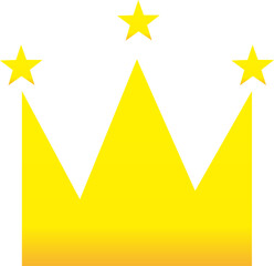 王冠　星　ランキング　マーク　アイコン　グラデーション