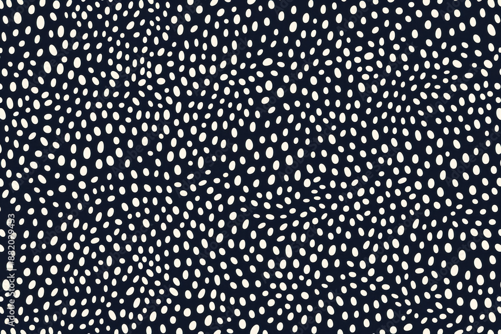 Aufkleber abstract dotted pattern with white spots on a dark background, creating a dynamic and wavy effect pe