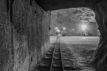 Obraz premium Salina Cacica, Suceava County , Bucovina , Suceava region, Romania, Europe, 727095 - Salt mine 