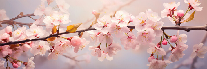 pink magnolia flowers in spring
