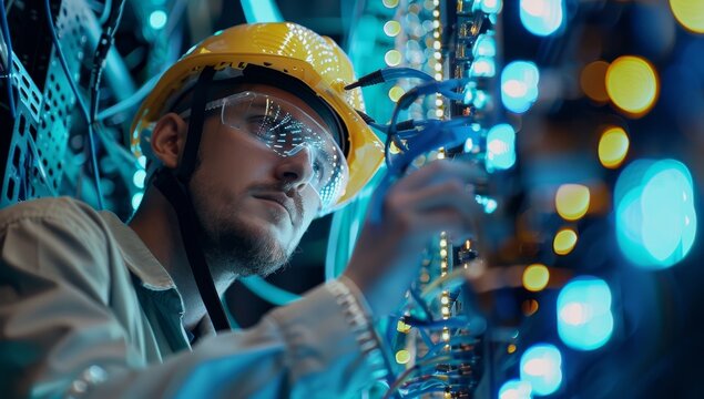 In order to maintain fiber optic connections, an internet technician is needed