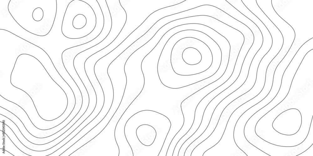 Poster abstract design with seamless pattern with lines topographic map. geographic mountain relief. retro 