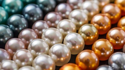 Collection of Multi Color Pearls