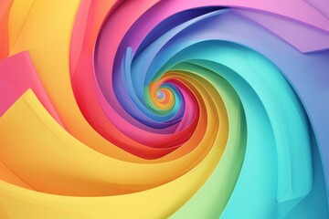 Obraz premium Abstract background of multicolor black holes 3D render illustration