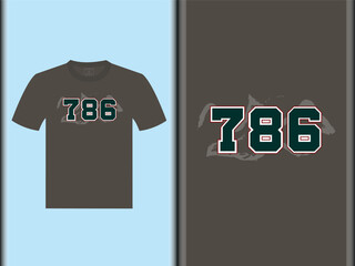 786 Vector T-Shirt Design EPS Custom Design