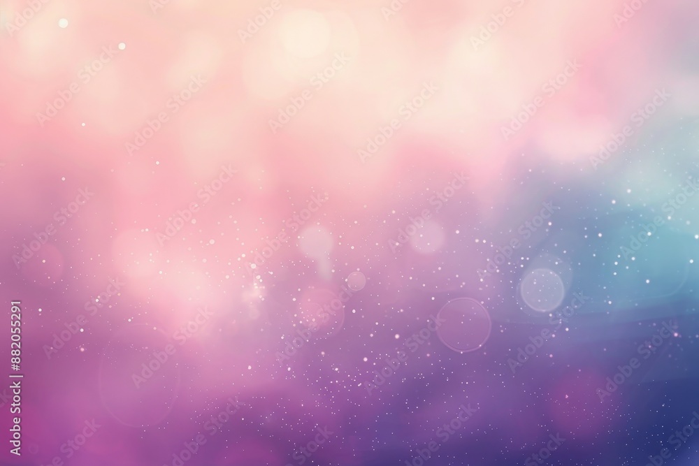 Poster An abstract photo with smooth lines with a pastel tone of purple, pink, and blue gradients