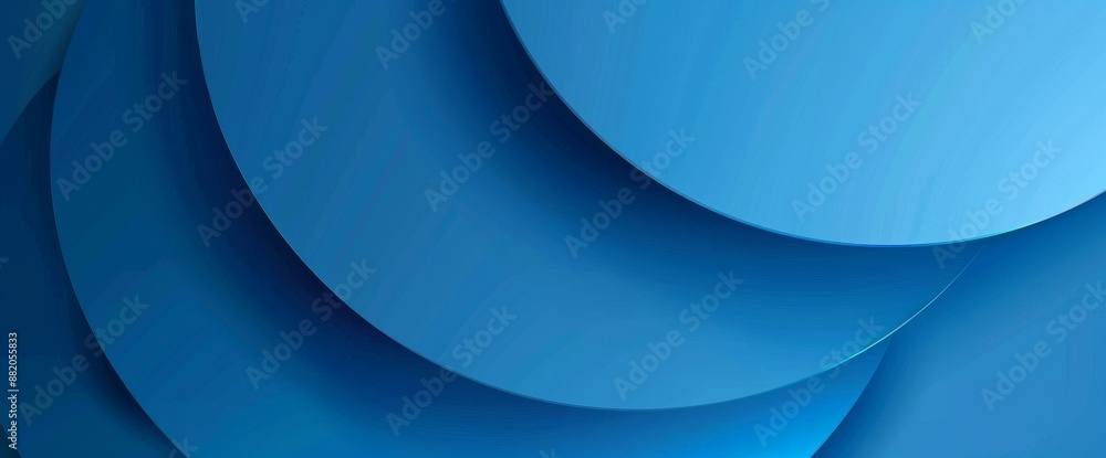 Aufkleber this paper layer features a circle-shaped blue abstract background. the curves and lines can be used
