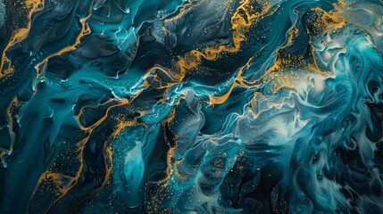 Aerial photograph of glacial rivers in Iceland. Mother nature's own art created in Iceland. Beautiful wallpaper background.