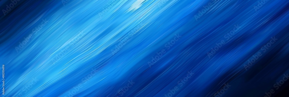 Poster abstract background with vibrant blue tones and fluid motion effect, creating engaging artistic desi
