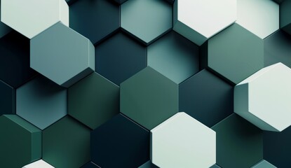 Abstract 3D 4K UHD background illustration with symmetrical boxes and cube shapes.