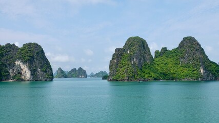 Obraz premium Halong Bucht in Vietnam, 1000 Insel-Bucht