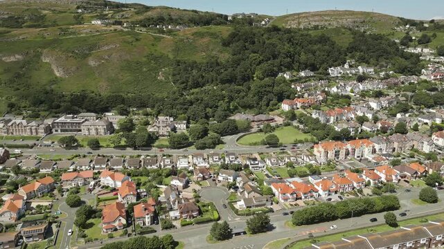 Great Orme and West Shore suburbs, Llandudno, North Wales, United Kingdom