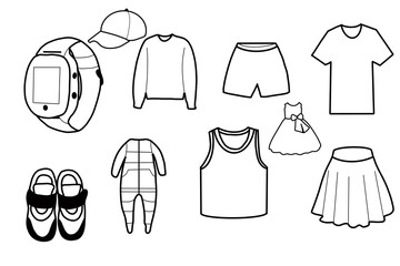 Kid Cloth costumes Tank top Cap Short Skirt Shoes shirt Watch Dress Onesie Sweater
