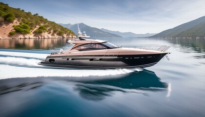 Pearl Perfection: The Elegance of a Streamlined Motorboat"
"Cutting Through Calm Waters: Chic Design in Motion"
"Sleek and Smooth: The Pearl-Colored Motorboat Experience