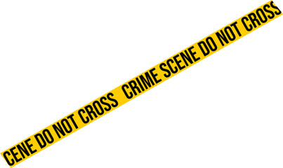 Crime Scene Tape Vector Graphic 