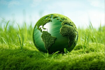 Globale Umwelt - Symbolgrafik, mit erdkugel