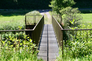 Fototapeta premium small foot bridge
