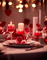 candle 45336 wine light date rose dinner valentines romantic love night romance setting