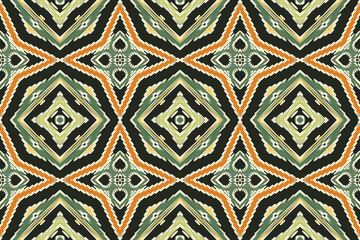 Geometric ethnic seamless pattern. Traditional tribal style. Design for background,texture,fabric,wallpaper,clothing,carpet,batik,embroidery