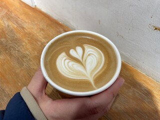 カフェのラテアート
