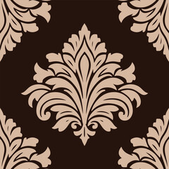 Damask Ornament Vector Design 