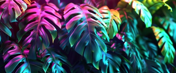 Summer background with vibrant colors