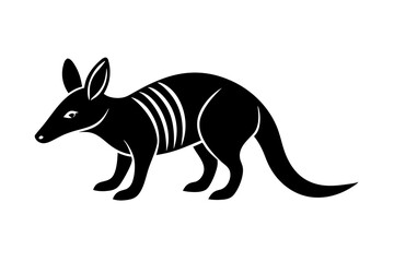 Obraz premium Aardvark silhouette vector art, Vector of Aardvark design, Aardvark silhouette design 