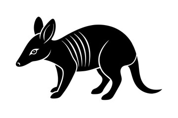 
Aardvark silhouette vector art, Vector of Aardvark design, Aardvark silhouette design
 