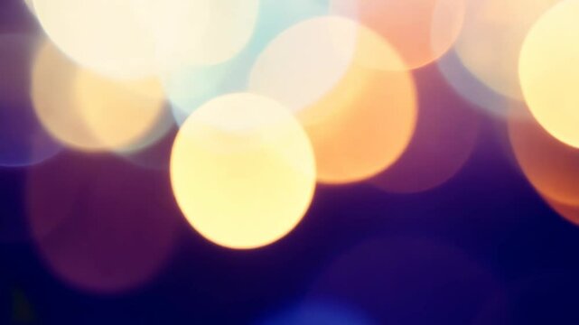 Abstract Colorful Bokeh Lights Background