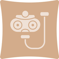 Diver Glyph Art Box Icon