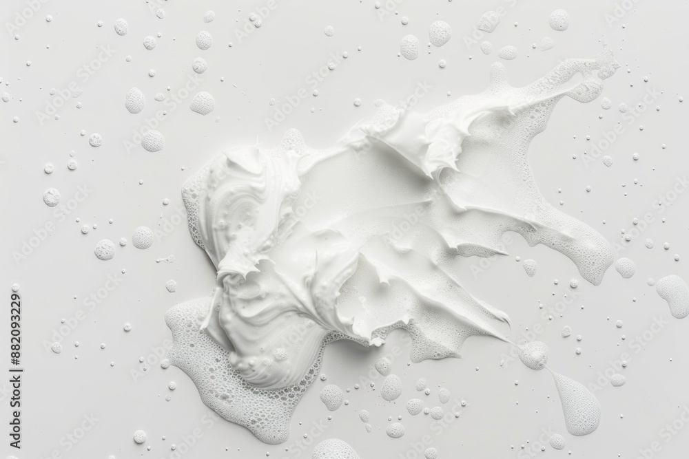 Poster A close-up view of a white object placed on a surface, ideal for use in product or design photography