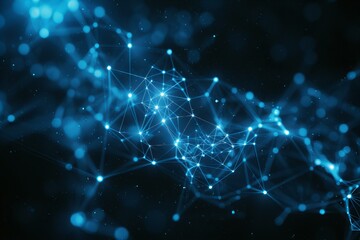 Abstract digital data background. Can be used in the description of network abilities, technological processes, digital storages, science, education, etc.