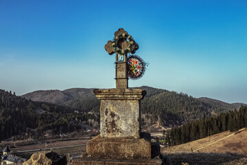 Obraz premium Sucevita Monastery - Europe, Romania, Suchav region, Sucevita, 30.03.2024 year