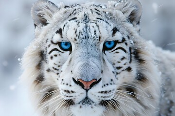 Obraz premium Tiger in a savannah looking for pray in the grass 