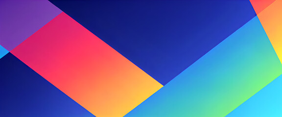 Obraz premium illustrazione con elementi geometrici a tema astratto contemporaneo