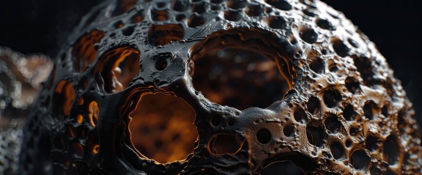 Openwork metal, highlighting intricate craftsmanship and artistic details