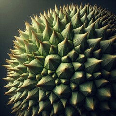 close up of a durian