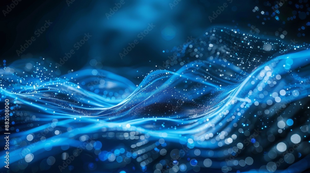 Aufkleber symbolizing the ever-changing landscape of technological evolution, futuristic abstract background h