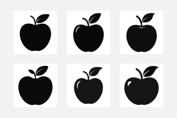 Apple icon set. Apple vector icon. apple symbols for your web design. Icon logo,