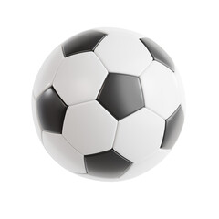 Obraz premium PNG 3D Soccer Ball icon isolated on a white background
