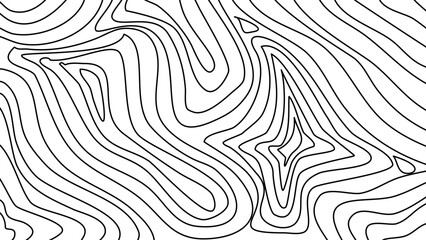 Topographic contour map grid background