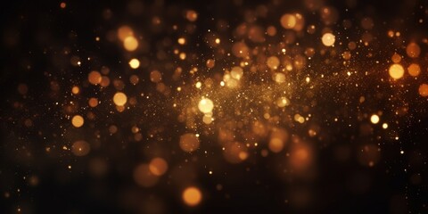 Fototapeta premium Golden Lights Abstract Background