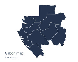 Gabon map
