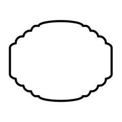 Label Frame Shape Line Icon