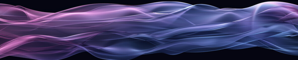 Obraz premium Abstract Colorful Wave Pattern of Pink and Blue Smoke in Motion