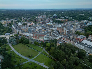 Gervis Place near the lower park aerial shot in Bournemouth
