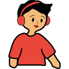 Hand Drawn Playful Podcast Illustration
